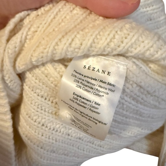 Sézane Armel Jumper in Cream Size XS - Picture 6 of 6